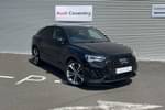 2022 Audi Q3 Sportback 35 TFSI Black Edition 5dr S Tronic in Mythos Black Metallic at Coventry Audi