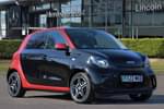 2022 smart Forfour Electric Hatchback 60kW EQ Premium 17kWh 5dr Auto (22kWch) in black at smart at Mercedes-Benz of Lincoln