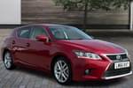 2016 Lexus CT Hatchback 200h 1.8 Luxury 5dr CVT Auto in Red at Lexus Coventry