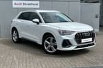 2021 Audi Q3 Diesel Estate 35 TDI Quattro S Line 5dr S Tronic in Glacier White Metallic at Stratford Audi