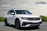 2022 Volkswagen Tiguan Estate 1.5 TSI 150 R-Line 5dr DSG in Pure white at Listers Volkswagen Stratford-upon-Avon