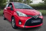 2015 Toyota Yaris Hatchback 1.33 VVT-i Icon 5dr in Red at Listers Toyota Coventry