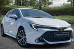 2025 Toyota Corolla Hatchback 1.8 Hybrid Design 5dr CVT in White at Listers Toyota Grantham