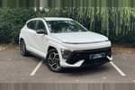 2024 Hyundai Kona Hatchback 1.6 GDi Hybrid N Line S 5dr DCT in Special solid - Atlas white at Listers U Northampton