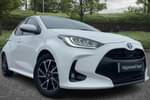 2023 Toyota Yaris Hatchback 1.5 Hybrid Design 5dr CVT in Pure White at Listers Toyota Bristol (North)