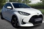 2024 Toyota Yaris Hatchback 1.5 Hybrid Design 5dr CVT (Safety Pack) in White at Listers Toyota Bristol (North)