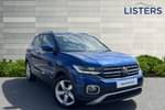 2021 Volkswagen T-Cross Estate 1.5 TSI EVO SEL 5dr DSG in Reef blue at Listers Volkswagen Nuneaton