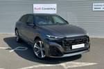 2025 Audi Q8 Estate 55 TFSI Quattro Black Edition 5dr Tiptronic in Daytona Grey Pearl Effect at Coventry Audi