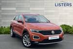 2019 Volkswagen T-Roc Hatchback 1.5 TSI EVO SEL 5dr in Energetic Orange at Listers Volkswagen Nuneaton