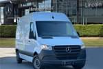 2024 Mercedes-Benz Sprinter 315CDI L2 Diesel FWD 3.5t H1 Premium Van in Solid - Arctic white at Mercedes-Benz of Lincoln Vans