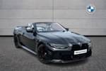 2023 BMW M4 Convertible xDrive Competition M 2dr Step Auto in Black Sapphire metallic paint at Listers Boston (BMW)