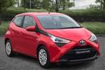 2018 Toyota Aygo Hatchback 1.0 VVT-i X-Play 5dr x-shift in Chilli Pop Red at Listers Toyota Cheltenham