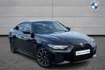 2023 BMW 4 Series Gran Coupe 420i M Sport 5dr Step Auto in Black Sapphire metallic paint at Listers Boston (BMW)