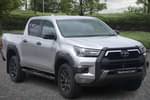 2022 Toyota Hilux Diesel Invincible X D/Cab Pick Up 2.8 D-4D Auto in Silver Blade at Listers Toyota Cheltenham