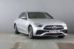 2024 Mercedes-Benz C Class Saloon C300e AMG Line 4dr 9G-Tronic in high-tech silver at Mercedes-Benz of Boston
