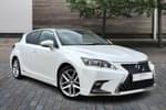 2017 Lexus CT Hatchback 200h 1.8 Luxury 5dr CVT in White at Lexus Cheltenham