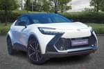 2024 Toyota C-HR Hatchback 1.8 Hybrid Excel 5dr CVT in White at Listers Toyota Nuneaton