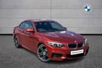 2020 BMW 2 Series Coupe 218i M Sport 2dr (Nav) Step Auto in Sunset Orange metallic paint at Listers Boston (BMW)