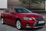 2019 Lexus CT Hatchback 200h 1.8 Takumi 5dr CVT in Red at Lexus Coventry