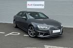 2019 Audi A4 Saloon 35 TFSI S Line 4dr in Daytona Grey Pearlescent at Coventry Audi