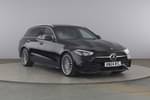 2024 Mercedes-Benz C Class Estate C200 AMG Line Premium 5dr 9G-Tronic in Obsidian black metallic at Mercedes-Benz of Hull