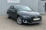 2023 Audi A3 Sportback 35 TFSI Sport 5dr S Tronic in Manhattan grey, metallic at Stratford Audi