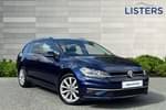 2020 Volkswagen Golf Estate 1.5 TSI EVO 150 GT Edition 5dr DSG in Atlantic Blue at Listers Volkswagen Loughborough