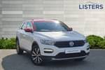 2019 Volkswagen T-Roc Hatchback 1.5 TSI EVO Design 5dr in Pure white at Listers Volkswagen Loughborough