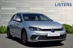 2022 Volkswagen Polo Hatchback 1.0 TSI Life 5dr in Reflex silver at Listers Volkswagen Stratford-upon-Avon