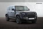 2023 Defender Diesel Estate 3.0 D250 X-Dynamic SE 110 5dr Auto (7 Seat) in Santorini Black at Listers Land Rover Solihull