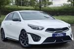 2022 Kia Ceed Hatchback 1.5T GDi ISG GT-Line 5dr in Premium paint - Fusion white at Listers Toyota Nuneaton