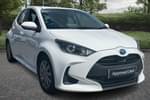 2022 Toyota Yaris Hatchback 1.5 Hybrid Icon 5dr CVT in White at Listers Toyota Coventry
