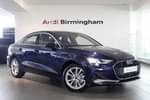 2025 Audi A3 Saloon 30 TFSI Sport 4dr S Tronic in Navarra blue, metallic at Birmingham Audi