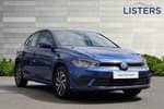 2022 Volkswagen Polo Hatchback 1.0 TSI Life 5dr in Reef blue at Listers Volkswagen Stratford-upon-Avon