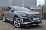 2025 Audi Q4 e-tron Estate 250kW 55 Quattro 82kWh S Line 5dr Auto (Leather) in Pebble grey, solid at Worcester Audi