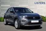 2021 Volkswagen T-Roc Hatchback 1.5 TSI EVO SEL 5dr in Indium Grey Metallic Black at Listers Volkswagen Stratford-upon-Avon