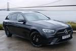 2022 Mercedes-Benz E Class Diesel Estate E400d 4Matic AMG Line Night Ed Prem+ 5dr 9G-Tronic in Obsidian black metallic at Mercedes-Benz of Boston