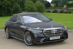 2025 Mercedes-Benz S Class Diesel Saloon S350d L 313 AMG Line Prem+ Executive 4dr 9G-Tronic in obsidian black at Mercedes-Benz of Boston