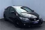 2017 Honda Civic Hatchback 1.4 i-VTEC Sport 5dr in Pearl - Crystal black at Listers Honda Solihull