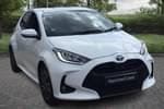 2023 Toyota Yaris Hatchback 1.5 Hybrid Design 5dr CVT in White at Listers Toyota Boston