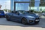 2024 BMW 4 Series Convertible 420i M Sport 2dr Step Auto in Arctic Race Blue at Listers King's Lynn (BMW)