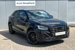 2025 Audi Q2 Estate 35 TFSI Black Edition 5dr S Tronic in Mythos Black Metallic at Stratford Audi