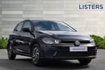 2025 Volkswagen Polo Hatchback 1.0 Life 5dr in Deep Black Pearl at Listers Volkswagen Stratford-upon-Avon
