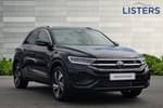 2025 Volkswagen T-Roc Hatchback 1.5 TSI R-Line 5dr DSG in Deep Black Pearl at Listers Volkswagen Stratford-upon-Avon