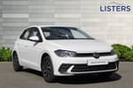 2025 Volkswagen Polo Hatchback 1.0 Life 5dr in Pure White at Listers Volkswagen Stratford-upon-Avon