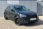 2025 Audi Q2 Estate 35 TFSI Black Edition 5dr S Tronic in Mythos Black Metallic at Stratford Audi