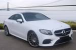 2018 Mercedes-Benz E Class Diesel Coupe E220d AMG Line Premium 2dr 9G-Tronic in Polar White at Mercedes-Benz of Hull