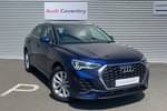2022 Audi Q3 Diesel Sportback 35 TDI Sport 5dr S Tronic in Navarra Blue Metallic at Coventry Audi