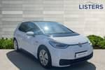 2020 Volkswagen ID.3 Hatchback 150kW Family Pro Performance 58kWh 5dr Auto in Glacier White/Black Roof at Listers Volkswagen Coventry