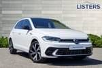 2025 Volkswagen Polo Hatchback 1.0 TSI 115 Black Edition 5dr DSG in Pure white at Listers Volkswagen Loughborough